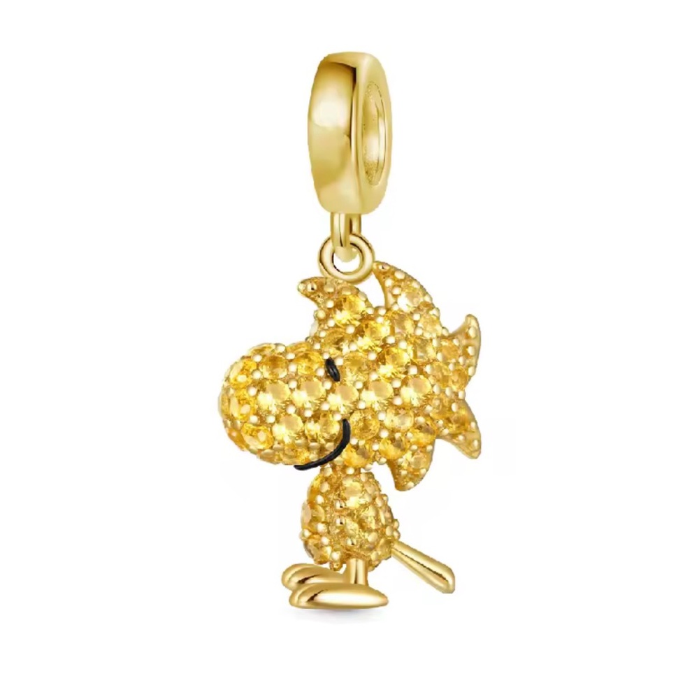 NEW Gemstone Peanuts Woodstock Bird Pandora Style